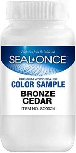 Bronze Cedar Color Sample - 4 oz Wood Stain