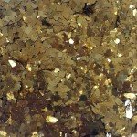 Gold Metallic Color Chips for Epoxy Floors - 2oz