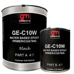 Black Water-Based Epoxy for Concrete and Plywood