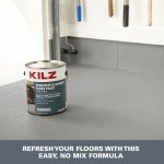 Epoxy Acrylic Concrete Floor Paint - Silver Gray
