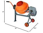 YARDMAX 1.6 Cu. Ft. Concrete Mixer