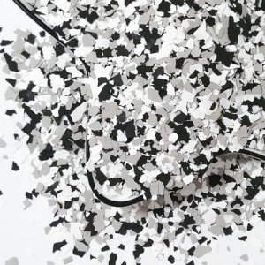 Decorative Epoxy Floor Flakes for Garage & Walls