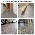 Decorative Epoxy Floor Flakes for Garage & Walls