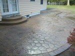Random Stone Concrete Stamp by Walttools - Rigid Yellow