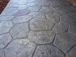 Random Stone Concrete Stamp by Walttools - Rigid Yellow