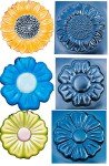 Flower Stepping Stone Concrete Mold for Gardens