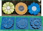 Flower Stepping Stone Concrete Mold for Gardens