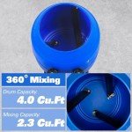 Portable Electric 4 Cu.Ft. Concrete Mixer