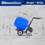 Portable Electric 4 Cu.Ft. Concrete Mixer