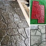 Realistic Stone Texture Concrete Stamp Mat 13.8"x23.6