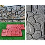 Realistic Stone Texture Concrete Stamp Mat 13.8"x23.6