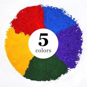 5 Colors Iron Oxide Concrete Pigment Powder