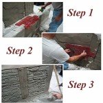 Seamless Slate Concrete Stamp Mat 15.7" x 7.8
