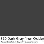Charcoal Iron Oxide Powder for Concrete Coloring