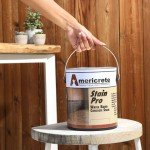 Americrete Black Semi-Opaque Concrete Stain - 1 Gallon