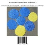 7 Rock Texture Concrete Stamp Set