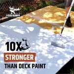 Stone Gray Liquid Rubber Deck Coating - 1 Gallon