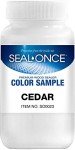 Cedar Liquid Wood Stain Color Sample - 4 Ounces