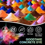 Yellow Concrete Dye Pigment - 16 oz