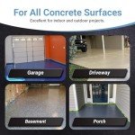 Jet Black High-Performance Concrete Floor Paint 1 Quart