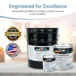 Jet Black High-Performance Concrete Floor Paint 1 Quart