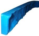 Stone Rock Edge Form Liner for Concrete Projects