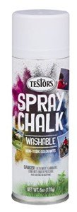 White Spray Chalk by Testors, 6 oz