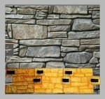 Granite Concrete Stamp Set with 3 Unique Patterns