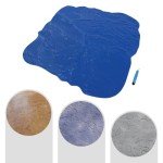 36"x36" Seamless Slate Stone Concrete Stamp Mat