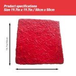 Seamless 19.7" Concrete Texture Stamp Mat