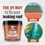 Beige Liquid Rubber Waterproof Sealant, 5 Gallon