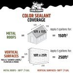Beige Liquid Rubber Waterproof Sealant, 5 Gallon