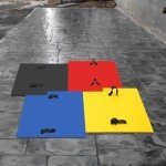4PCS Concrete Stamp Mat Set - Realistic Texture
