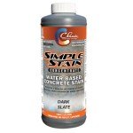 Dark Slate Concrete Stain - Water-Based, Easy Use