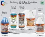 Dark Slate Concrete Stain - Water-Based, Easy Use
