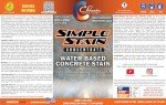 Dark Slate Concrete Stain - Water-Based, Easy Use