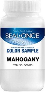 Mahogany Liquid Wood Stain Sample - 4 Oz