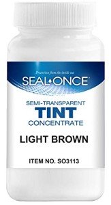 Light Brown Semi-Transparent Concrete Color Tint