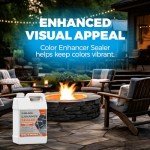 128oz Wet Look Color Enhancer Sealer for Concrete