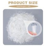 Fiberglass Fiber Additive for Concrete Mix - 2 Pack