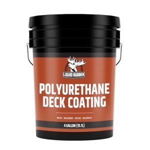 Saddle Brown Liquid Rubber Deck Coating - 4 Gallon