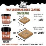 Saddle Brown Liquid Rubber Deck Coating - 4 Gallon