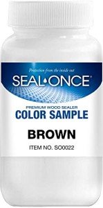 Sample Brown Liquid Wood Stain - 4 Ounces