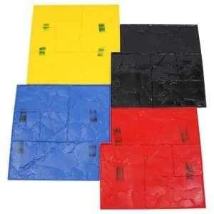 24"x24" Concrete Stamp Mats Set of 4
