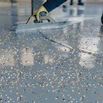 Earth Yellow & Multi-Color Epoxy Floor Flakes