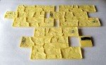 Granite Chipped Texture Concrete Stamp Mat 500x300mm