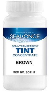 Seal-Once Semi-Transparent Brown Liquid Wood Treatment