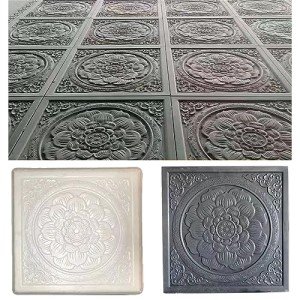 2 Pack Square Concrete Molds for Walkways