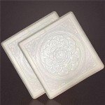 2 Pack Square Concrete Molds for Walkways