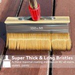60" Long Handle Deck Stain Brush Set